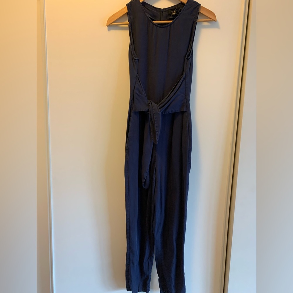 Navy Romper